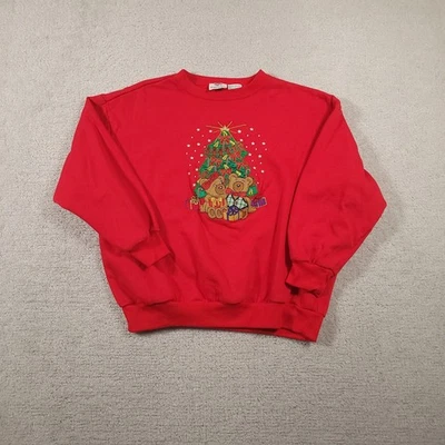 Sudadera Cascanueces Mujer Grande Navidad Osos de Peluche Bordados Cuello Redondo Foto 1 de 4