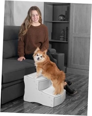 Pet Gear Easy Step II Pet Stairs, 2 Step for Cats/Dogs up to 75-pounds, FOG - Image 1 of 3