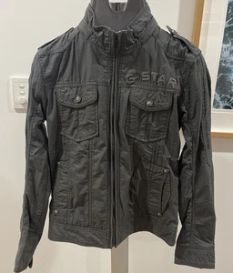 G-STAR Grey Multi Pocket Cargo Jacket Women’s Size M - Picture 1 of 8