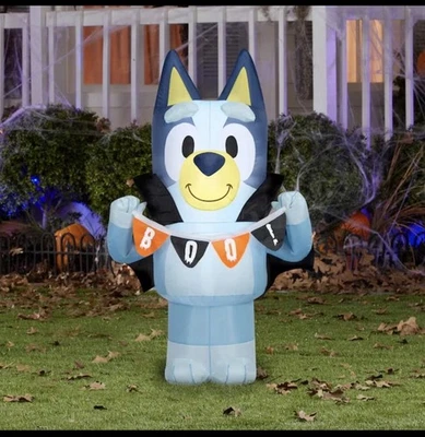 Vampire Bluey Airblown Inflatable 3.5 Ft Tall Halloween Lights Up - Image 1 of 4