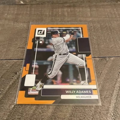 2022 Panini Donruss - Willy Adames #139 Holo Orange - Image 1 of 2