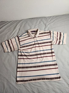Vintage Wrangler Aztec Southwestern Polo Shirt Mens Size XL Colorful Cowboy EUC - Picture 1 of 8