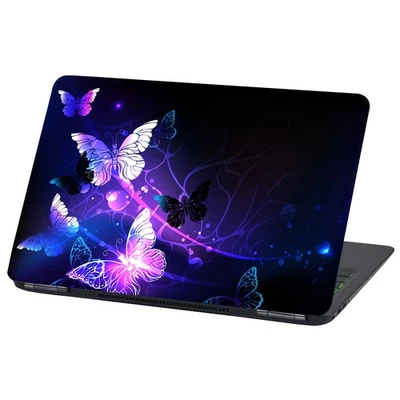 Laptop Folie Aufkleber Sticker 13"-17"Zoll Skin hochwertig Schmetterling LP79 - Bild 1 von 4