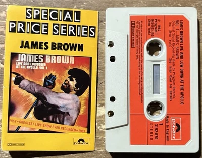 James Brown Live And Lowdown At The Apollo Vol 1 -  RARE Cassette Tape UK 1982 - Image 1 of 4