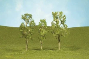 Bachmann O SceneScapes Layout-Ready Trees Aspen Trees 8in pkg(2) 32210 - Picture 1 of 1