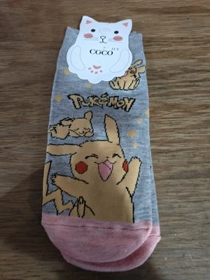 Calcetines ER1-COCO Pokemon Pikachu Un Par Talla 5-10 Foto 1 de 2