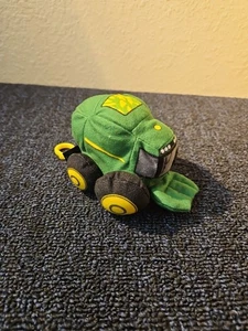 Tomy John Deere 5" Combine Tractor Stuffed Animal Plush w/ Keychain Clip - Picture 1 of 8