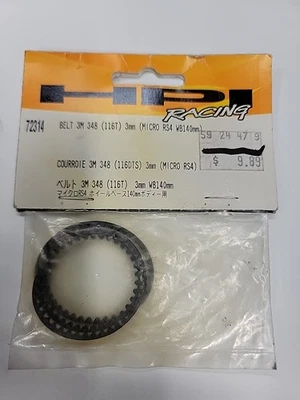 HPI # 72314 MICRO RS4 DRIVE BELT NOT FOR SUPER NITRO MINI - Image 1 of 2