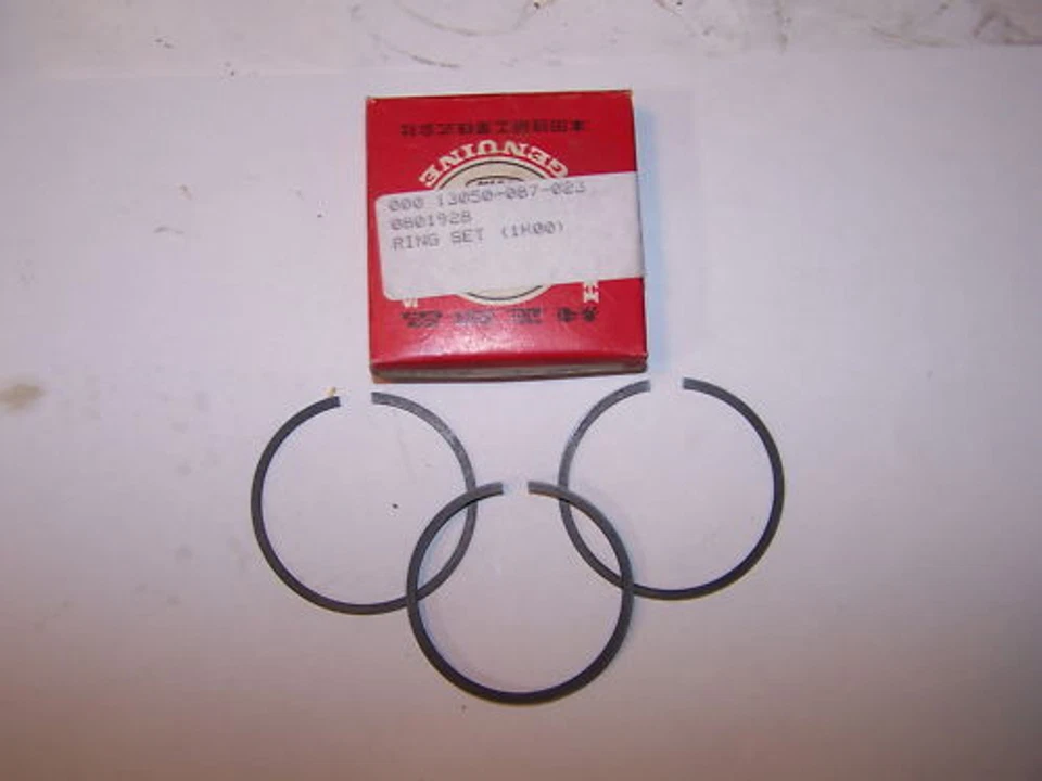 HONDA ATC70 C70 C70M CL70 НОВЫЙ OEM ПОРШНЕВОЕ КОЛЬЦО КОМПЛЕКТ 1,00 ММ 4 O/S 13050-087-023 - Изображение 1 из 1