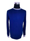 Billionaire Sweater Blue With Gray Logo Casual Spring Sweater Cool Size...