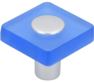 27 Siro Designs mattblau Schrankknöpfe, 2 Griffe, 178 $ wenn neu - Bild 1 von 7