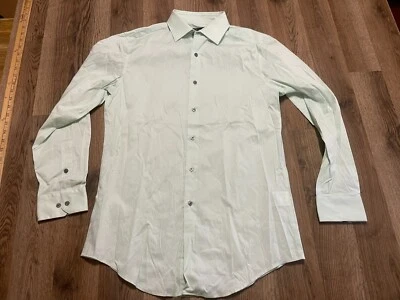 Alfani Shirt, Men's  15-15.5, 32-33, Min Green, Slim Fit, Button Up Long Sleeve - Image 1 of 4