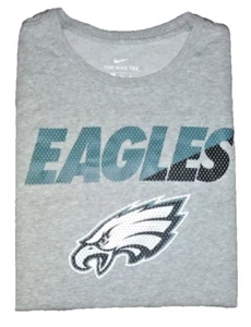 NFL Eagles The Nike Tee Adult Long Sleeve Gray Dri-Fit Size XL - Picture 1 of 5
