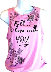WOMAN'S CALIA BY CARRIE UNDERWOOD TANK "FALL IN LOVE WITH YOURSELF" - Picture 1 of 3