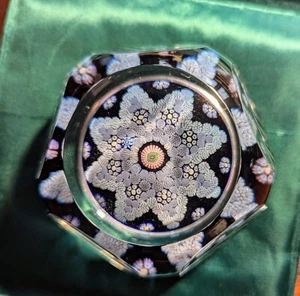 Whitefriars Paperweight von 1979, Briefbeschwerer, Bleikristall - Bild 1 von 7