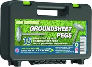 Outdoor Revolution Eco Warrior Bodenplane Heringe Made in UK - Kiste mit 15 Heringen - Bild 1 von 1