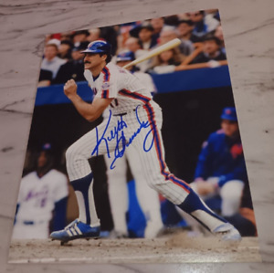 Keith Hernandez New York Mets SIGNED AUTOGRAPHED 8X10 Photo COA MLB BASEBALL