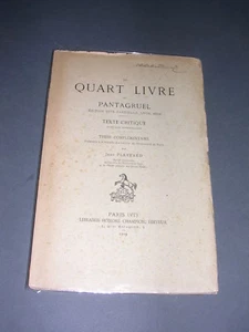 Rabelais J.Plattard le quart livre de Pantagruel 1909 etude - Bild 1 von 1