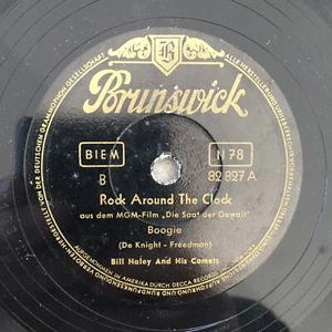 BILL HALEY and his Comets: Rock around the clock / A.B.C. (Brunswick 82 827/10") - Bild 1 von 2