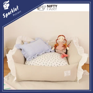 NIFTY FAIRY Cute Four Season Pet Bed Beige - Medium AU STOCK - Picture 1 of 4