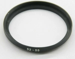 Anello Step Up 52-55 - Metallo - 52/55 52mm-55mm - NUOVO BULK - C1108 - Foto 1 di 2