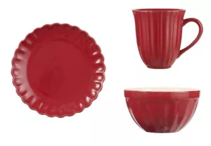 3tlg Kombiset, Frühstücksset MYNTE Strawberry rot Ib Laursen - Bild 1 von 6