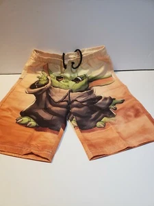 Star Wars The Mandalorian The Child Baby Yoda Grogu Swim Trunks~Sz Small (6/8) - Picture 1 of 4