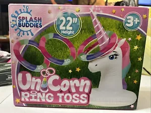 Einhorn Ring werfen 22" Höhe Alter 3+ von Splash Buddies Neu im Karton - Bild 1 von 3