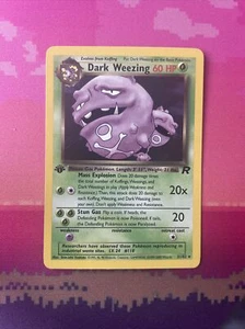 Pokemon Card Dark Weezing Team Rocket 1st Edition Rare 31/82 Near Mint - Picture 1 of 2
