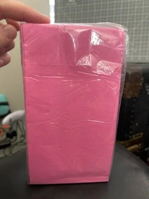 Candy Pink Guest Paper Napkins 16 Per Pack Tableware Decorations Party Supplies - Image 1 of 2