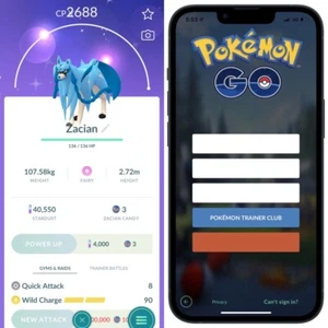 Shiny Zacian✨mini PTC 20k✨(read description) - Picture 1 of 1