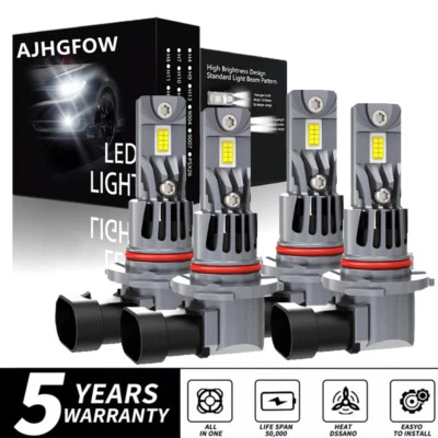 Para GMC C1500 C2500 C3500HD 1990-2002 LED Faros Bombillas Alto Bajo Combo Foto 1 de 4