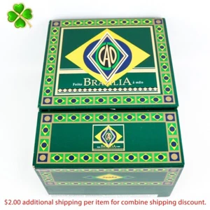 Caja de cigarros vacía CAO Brasil Samba 7,75" x 5,75" x 4" - Imagen 1 de 12