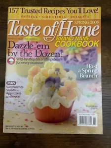 Vintage Cookbook Magazine Spring 2008 Taste of Home Easter Recipes Desserts Food - Picture 1 of 2