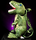 Hobby Lobby Green Plush T Rex Kids Backpack Realistic Yet Rubber Teeth