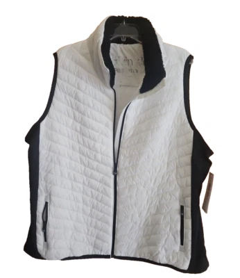Calvin Klein Performance Puffer Quilted Zip Vest Premium White Plus SZ 3X NWT - Image 1 of 4