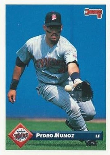 #311 Pedro Munoz - Minnesota Twins - 1993 Donruss Baseball - Image 1 of 1