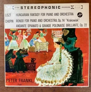 Peter Frankl Liszt Hungarian Fantasy Chopin Rondo Vox STPL 512 500 LP Stereo VG+ - Picture 1 of 3