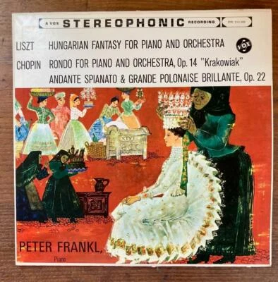 Peter Frankl Liszt Hungarian Fantasy Chopin Rondo Vox STPL 512 500 LP Stereo VG+ - Image 1 of 3