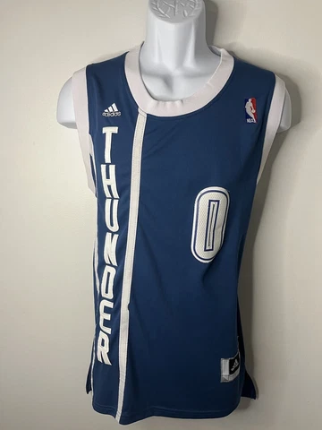 Adidas Russell Westbrook Swingman OKC Thunder Alternate Navy Jersey Small +2 Cover