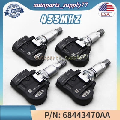 4PCS TPMS 433MHz TIRE PRESSURE MONITORING SENSOR For 2020-2021 Dodge Durango US - Image 1 of 4