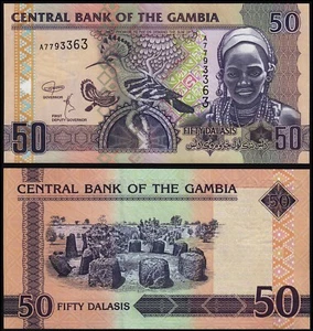 GAMBIA 50 DALASIS (P28d) N. D. (2013) UNC - Picture 1 of 1