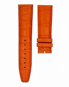 Authentic IWC Watch Strap Band Orange Croco Leather 20 X 18 mm Ref. A28760 RARE - Picture 1 of 2