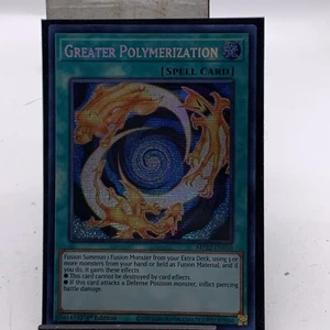 YUGIOH Greater Polymerization MP22-EN050 Prismatic Secret Rare In Hand - Picture 1 of 1