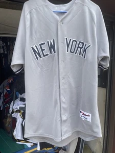 100% Authentic New York Yankees Stadium Inaugural Season Jersey  SZ 50 Made USA - Picture 1 of 6