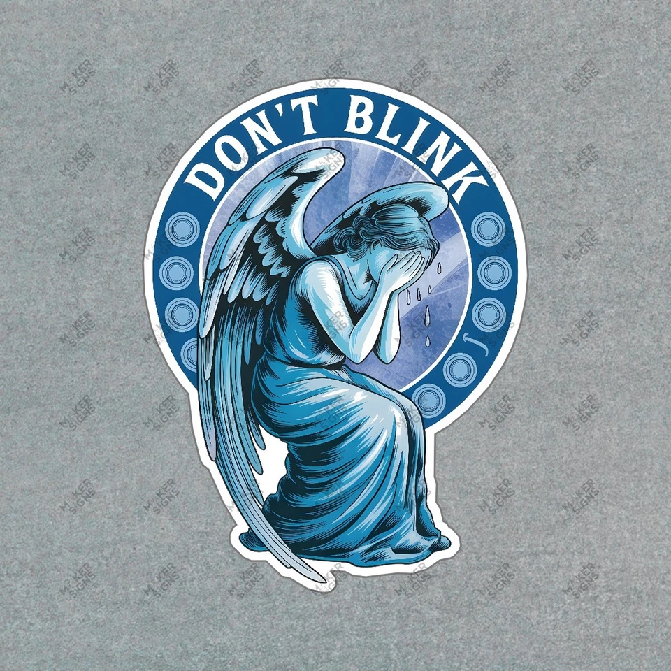 Letrero de ángel llorón de Doctor Who NO PARPADEE elegante decoración del hogar para fanáticos #7726 Foto 1 de 1