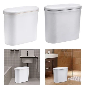 Trash Can Nordic Dustbin Rubbish Container Modern Slim Garbage Can Kitchen - Picture 1 of 12