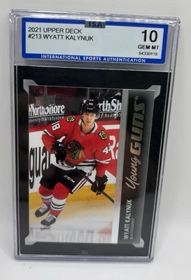 2021 Upper Deck Wyatt Kalmyk #213 Isa 10 Gem Mint - Image 1 of 2