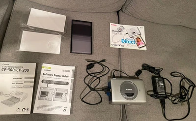 Canon CP-300 Digital Card Photo Printer Direct Print & Accessories MINT - Image 1 of 4