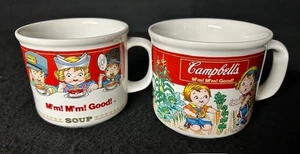 VINTAGE 1993 Campbells Soup Mug Ceramic Campbells Set of 2 - Picture 1 of 9